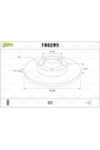 VALEO 186295 | Fren Diski Arka BMW E36 91-98 E46 97-05