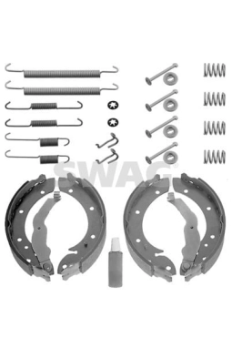 SWAG 20930594 | Arka Fren Balatası Pabuç BMW E36 M40 M43 Yaylı Set