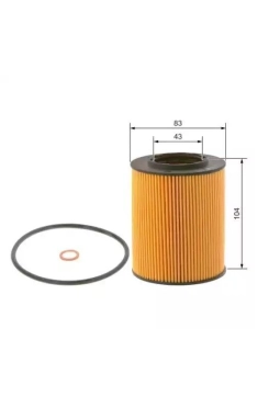 BOSCH 09864B7017 | Bmw 3 Serisi E46 Kasa 320i Yağ Filtresi