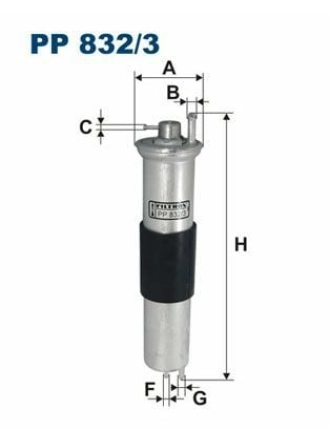 FILTRON PP832-3 | Benzin Filtresi 01-06 3-Seri (E46)