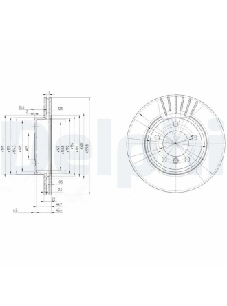 DELPHI BG3527C | Disk On 3S-E46 Z3-Z4 | 1 Adet