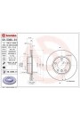 BREMBO 09.5390.34 | Fren Diski (BMW E36-E46 On Havalı) | 2 Adet