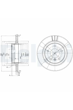 DELPHI BG3530C | Frendıskıbmwe46arkahavalı2001-2005Takım