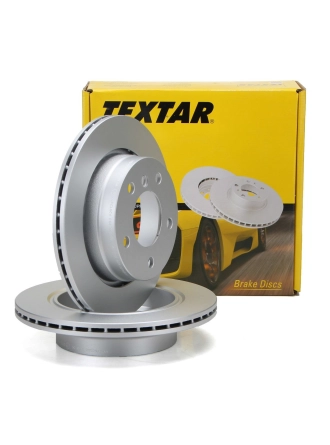 TEXTAR 92072403 | Bmw E46 Kasa 320d Arka Fren Disk Takımı Hava Kanallı