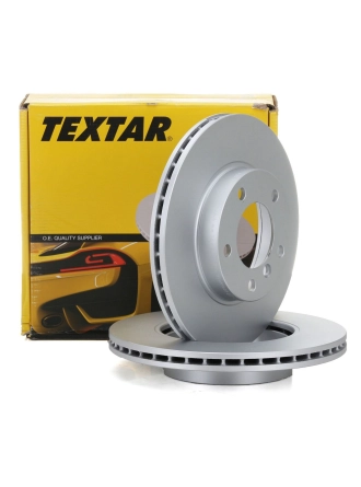 TEXTAR 92055605 | Bmw E46 Kasa 320d Ön Fren Disk Takımı Hava Kanallı