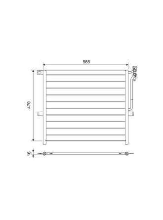 VALEO 817383 | Kondenser BMW 3 E46 (E) Klima Bınek (Ithal)