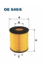 FILTRON OE649-6 | Yağ Filtresi 05-1-Seri-3-Seri (E46-E90) 1.8-2.0