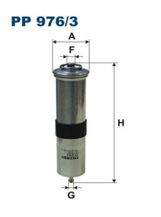 FILTRON PP976-3 | Yakıt Filtresi BMW M47 / 57N-N47 / 57 / E90 / 92 / 84-F25 / 26 / 2010-