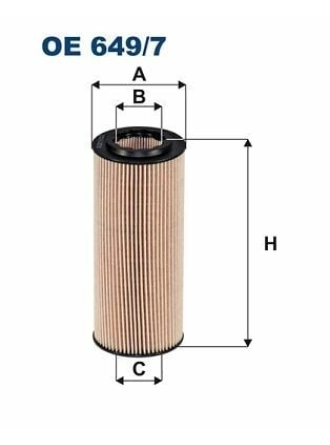 FILTRON OE649-7 | Yağ Filtresi (BMW M47n-M47n2 E46-60-65-83-87-90)