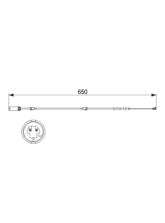 BOSCH 1987473513 | Fren Balata Kablosu On 10-1.S-E81-E87-3S-E90-E91-E92-E93