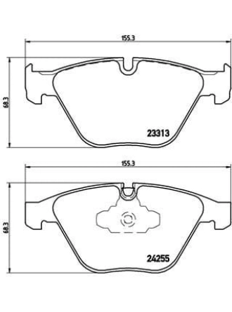 BREMBO P06055 | Fren Balatası (BMW E90-E91-E92-E93 On)