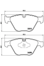 BREMBO P06055 | Fren Balatası (BMW E90-E91-E92-E93 On)