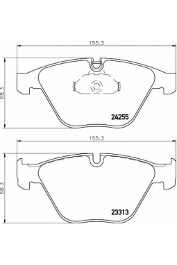 HELLA PAGİD 8DB355013-931 | Fren Balatası (BMW E90-E91-E92-E93 On)