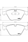 HELLA PAGİD 8DB355013-931 | Fren Balatası (BMW E90-E91-E92-E93 On)