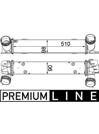 MAHLE CI146000P | Turbo Radyatörü BMW N47 M47 N2 E81 E87 E90 E84 Premıum Line