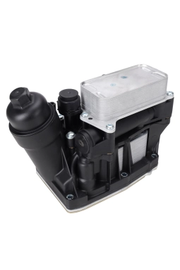 FEBI BILSTEIN 225666 | Bmw E90 Kasa 320d 184 HP N47N Motor Yağ Filtre Kütüğü Komple Soğutucu Üzerinde