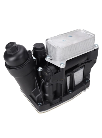 FEBI BILSTEIN 225666 | Bmw E90 Kasa 320d 184 HP N47N Motor Yağ Filtre Kütüğü Komple Soğutucu Üzerinde