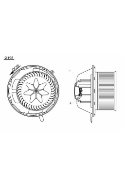 MAHLE AB194000S | Kalorifer Motoru 07-1-Seri (E81-E87) 3-Seri (E90-E91) X1 (E84) X3 (F25) X4 (F26)