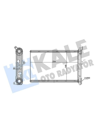 KALE 346755 | Kalorifer Radyatörü BMW E87 E90 F26 F25 E84 E92 E91 E81