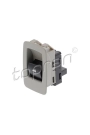 TOPRAN 503920 | Cam Açma Düğmesi (3 Kutuplu Gri) BMW E53-E70-E87-E90