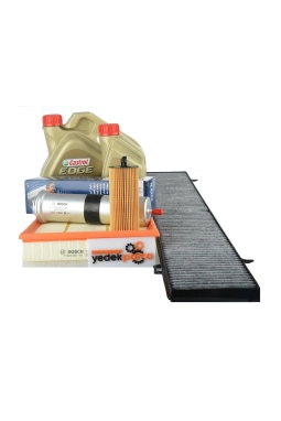 Bmw E92 - E93 Kasa 320d N47 Motor Periyodik Bakım Filtre Seti Bosch Marka Castrol 5w30 Yağ
