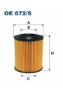 FILTRON OE672-5 | Yağ Filtresi 12-1-Seri (F20-F21) 3-Seri (F30-F31-F35-F80)