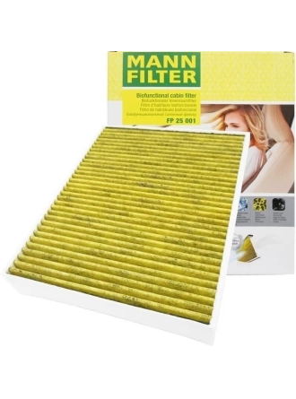 MANN FP25001 | Bmw 3 Seri F30 Kasa Antibakteriyel Karbonlu Polen Filtresi