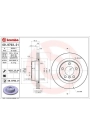 BREMBO 09.9793.21 | Fren Diski Arka BMW F20 F30 F32 F36 Spor Tip 2012-19 Kaplamalı | 2 Adet