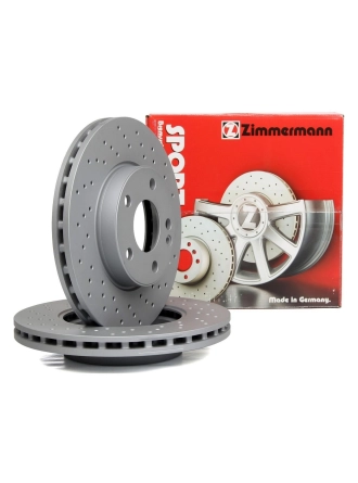 ZİMMERMAN 150.3497.52 | Bmw F30 Kasa 320i Ön Fren Disk Takım Delikli Tip Spor n Marka