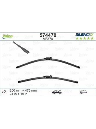 VALEO 574470 | Silgi Süpürgesi Tk 60 + 47.5Cm 3-Seri (E90-E91-F30-F31-F34-F80-F81)
