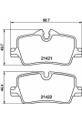 HELLA PAGİD 8DB355040-681 | Fren Balatası (BMW G-20 / 21 / 22 / 23 Arka)