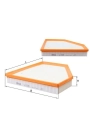 MAHLE LX3320 | Hava Filtresi 15-1-Seri (F20-F21) 3-Seri (F30-F31-F34-F80)