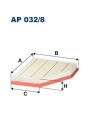FILTRON AP032-8 | Hava Filtresi (BMW B48-B58 / F30-F32-F36)