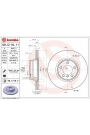 BREMBO 09.C116.11 | Fren Diski F-30 / 32 / 34 Ön Tek