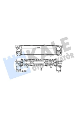 KALE 344840 | Turbo Radyatörü (Intercooler) 12-1-Seri (F20-F21) 3-Seri (F30-F31-F80)