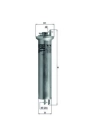 MAHLE KL96 | Benzin Filtresi 01-5-Seri (E39) 7-Seri (E38) X5 (E53)