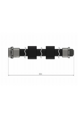 CAVO C900.318.A | Fren Hortumu On 96-03 5-Seri (E39) 410mm
