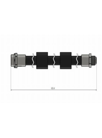 CAVO C900.318.A | Fren Hortumu On 96-03 5-Seri (E39) 410mm