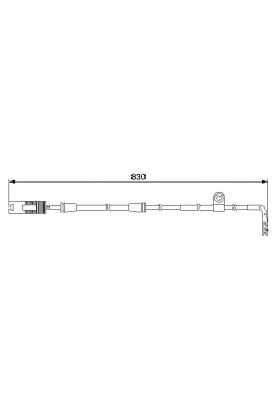 BOSCH 1987474958 | Fren Balata Kablosu On 96-05 Bw.5Serı (E39)