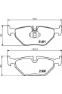 HELLA PAGİD 8DB355007-981 | Fren Balatası BMW E39 Arka 5 Seri 1996-2003