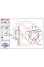 BREMBO 09.6924.75 | Fren Diski Ön Cızgılı Havalı 296 mm (BMW 5 Serıe E39 520-523-525-528-530-535) | 2 Adet