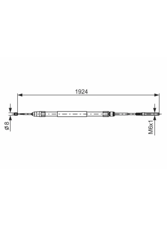 BOSCH 1987477693 | El Fren Teli E-39 Arka Sol