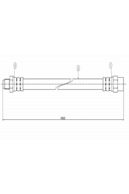 CAVO C800.527.A | Fren Hortumu On 95-03 5S-E39 “Kalıper” | 2 Adet