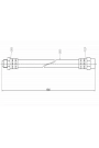 CAVO C800.527.A | Fren Hortumu On 95-03 5S-E39 “Kalıper” | 2 Adet