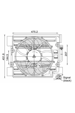 MAHLE ACF24000S | Fan Komple E 39 3 Fişli