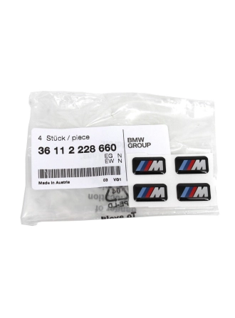 BMW 36112228660 | 5 Serisi E39 Kasa Jant M Amblemi Takım Orijinal