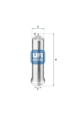 UFI 31.851.00 | Mazot Filtresi 06-1-Sero (E81-E87-E88-E82) 3-Seri (E90-E91-E92-E93)