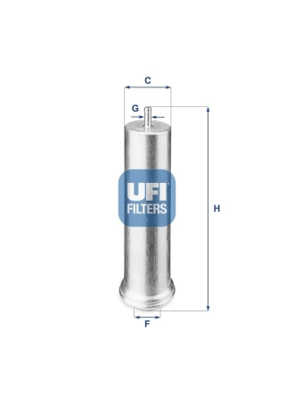 UFI 31.851.00 | Mazot Filtresi 06-1-Sero (E81-E87-E88-E82) 3-Seri (E90-E91-E92-E93)