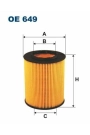 FILTRON OE649 | Yağ Filtresi 96-05 3-Seri 5-Seri E36-E38-E39
