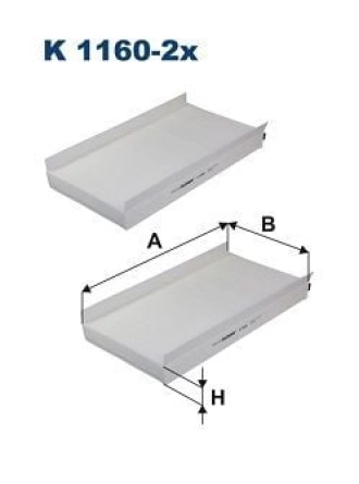 FILTRON K1160-2X | Polen Filtresi 04-10 5-Seri (E60)